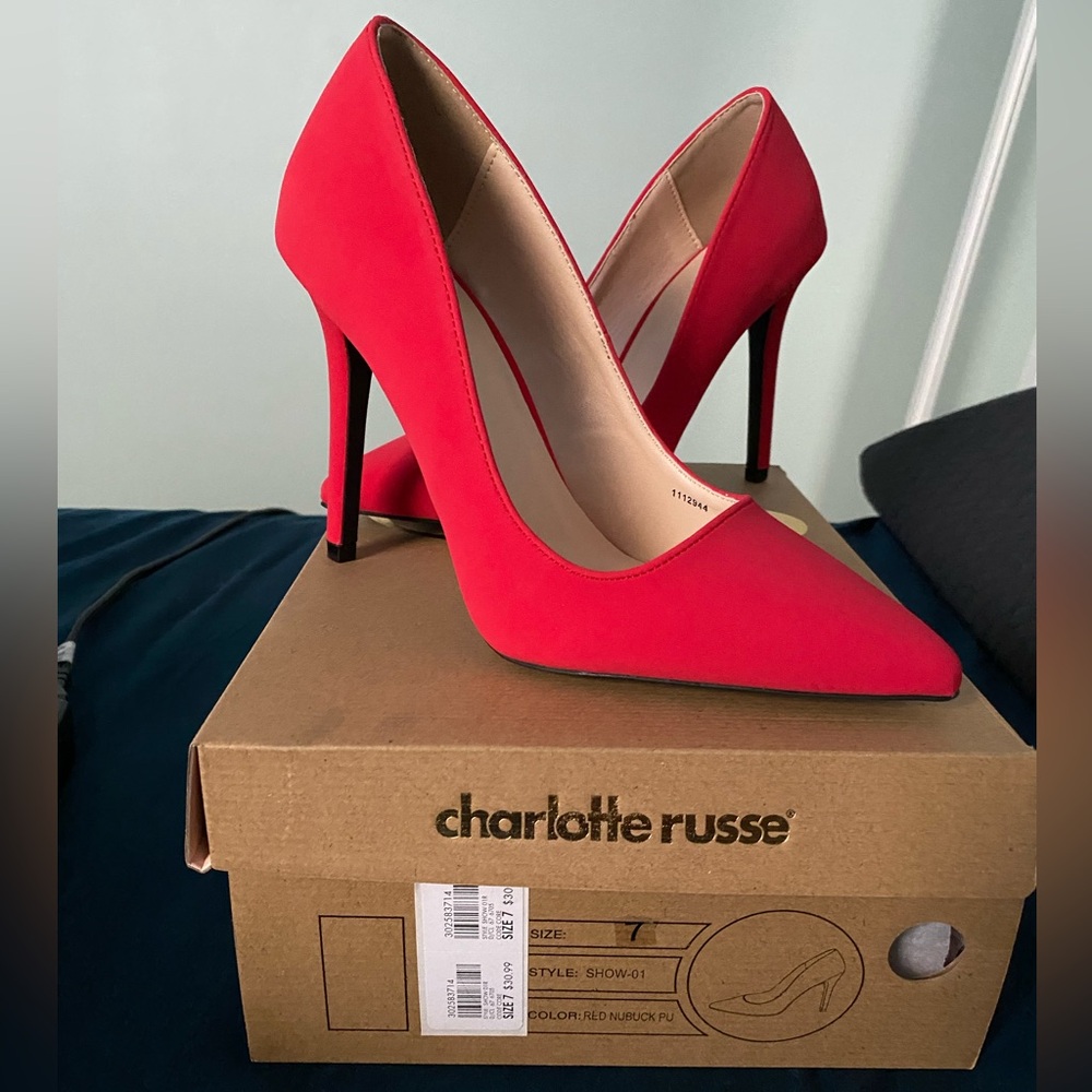 Charlotte Russe Red Heels